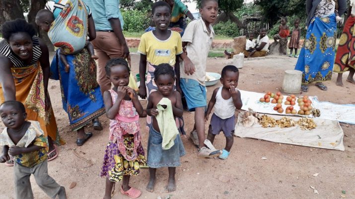 These kids live in a traditional village, their mothers make money selling tomatoes and mushrooms (in season) at the roadside. Happy, but very poor.