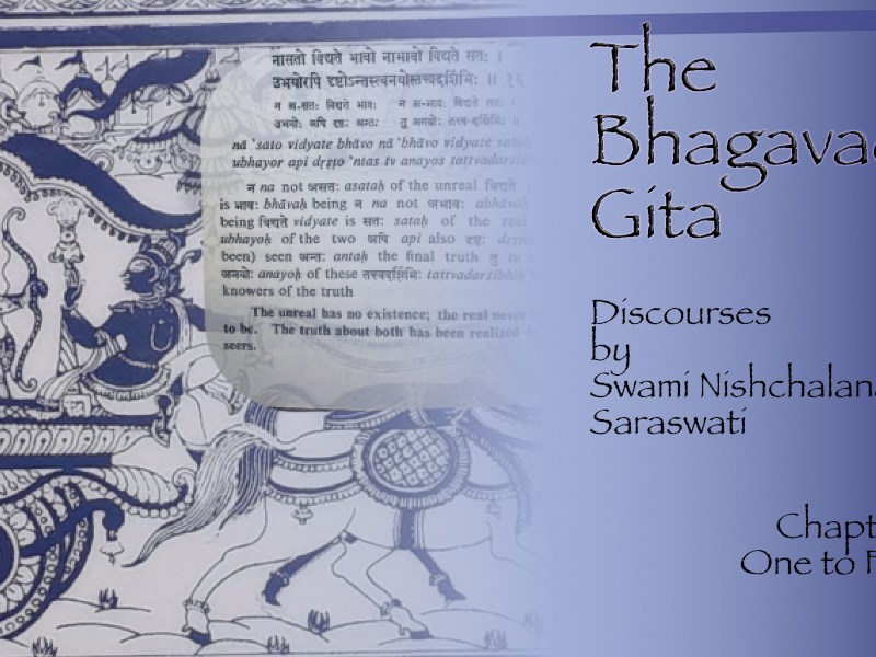 The Bhagavad Gita, in&nbsp;depth.